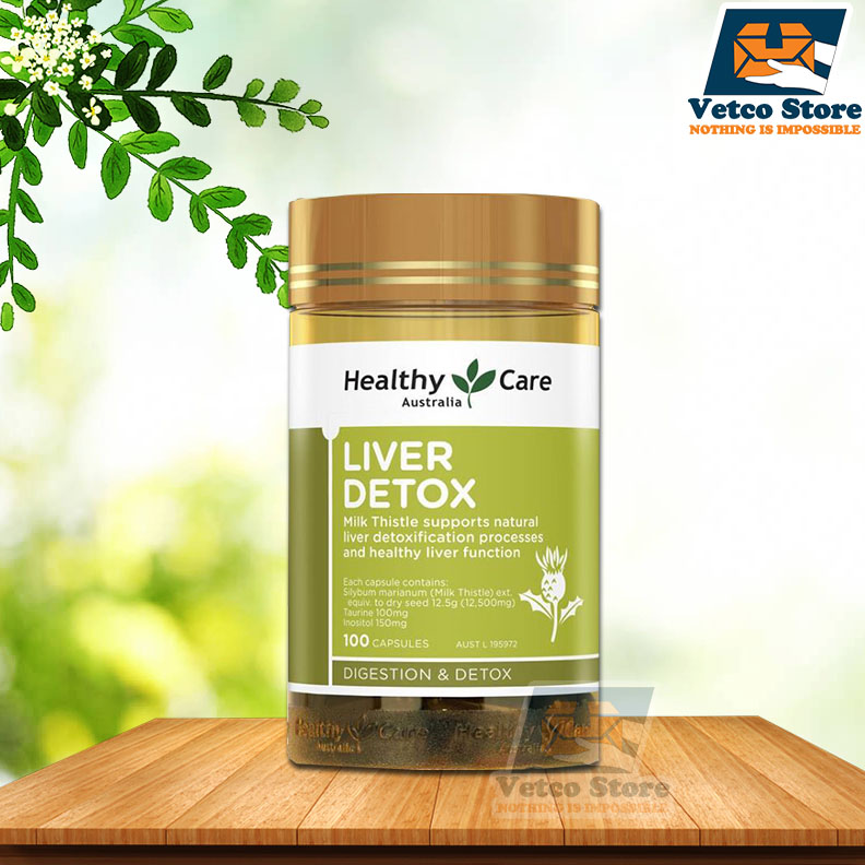 Viên Uống Thải Độc Gan Healthy Care Liver Detox 100 viên