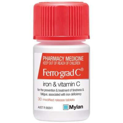 VIÊN UỐNG BỔ SUNG SẮT VÀ VITAMIN C FERRO GRAD C
