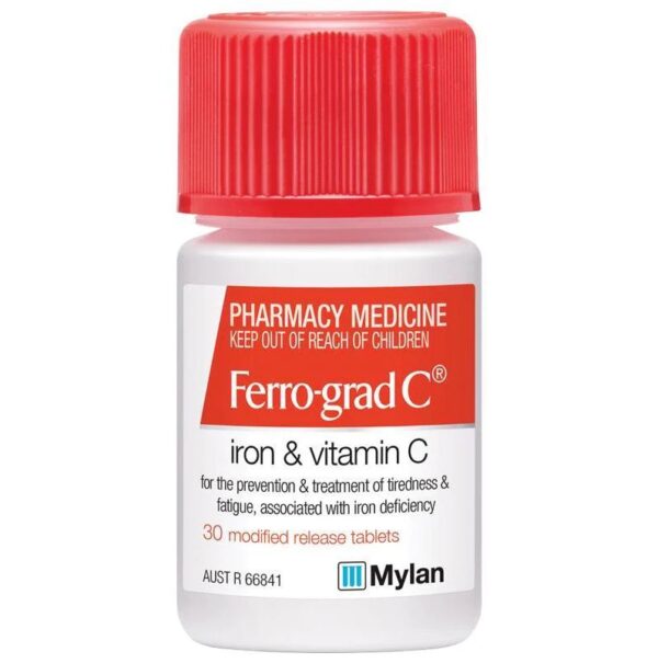 VIÊN UỐNG BỔ SUNG SẮT VÀ VITAMIN C FERRO GRAD C
