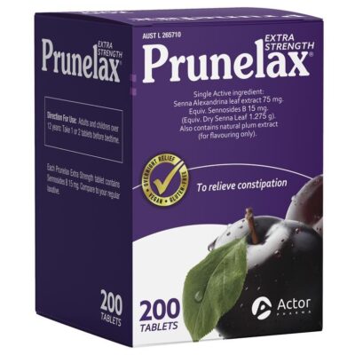 Viên uống chống táo bón Prunelax Extra Strength 200vien