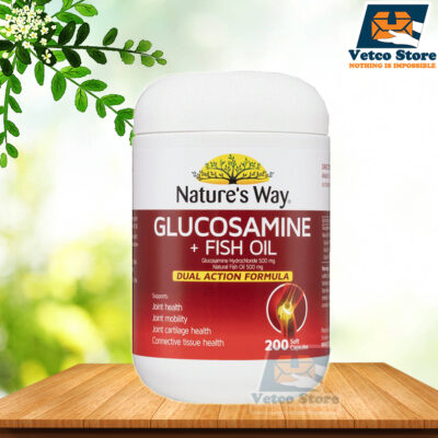 Viên Uống Glucosamine + Fish Oil Nature's Way 200 viên