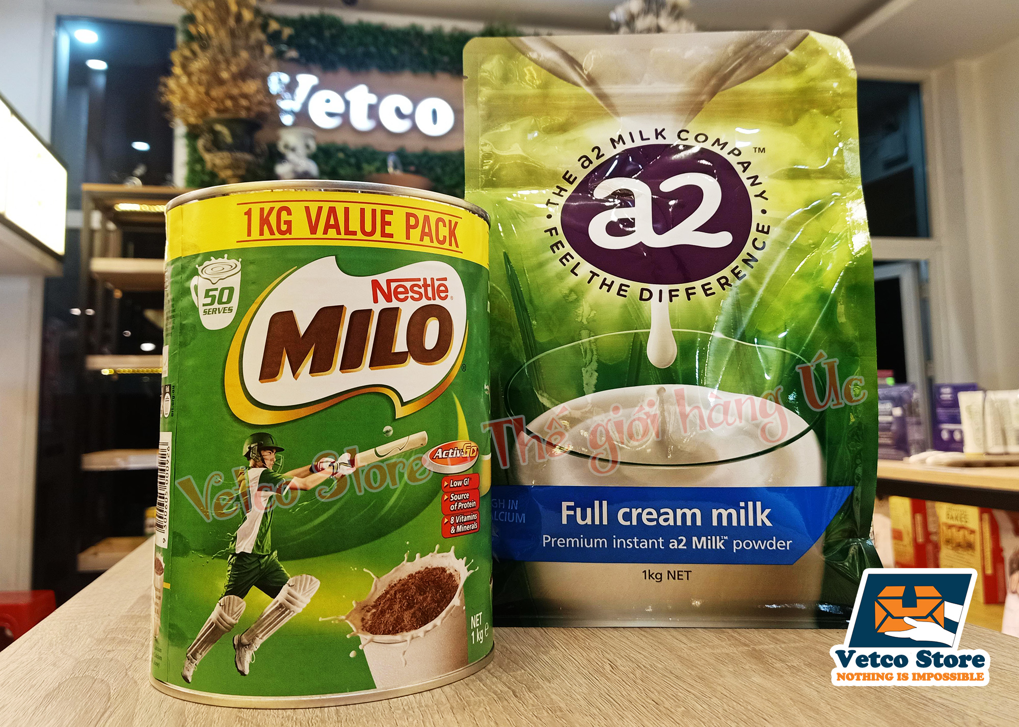 COMBO SỮA MILO và A2 2