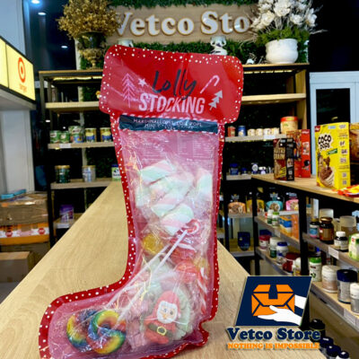 Kẹo giáng sinh Lolly Stocking 210g