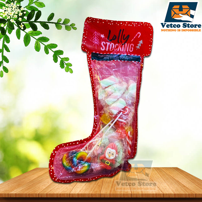 Túi Kẹo Hình Tất Christmas Lolly Stocking 210g