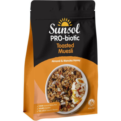 Sunsol Probiotic Almond Manuka 400g