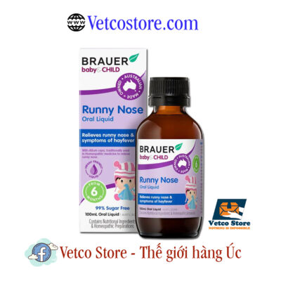 Siro sổ mũi Braure Baby Child Runny Nose