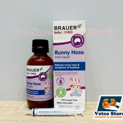 Siro sổ mũi Braure Baby Child Runny Nose