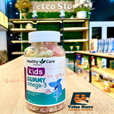 Kẹo dẻo bổ sung Gummy Omega 3 Healthy care 400g