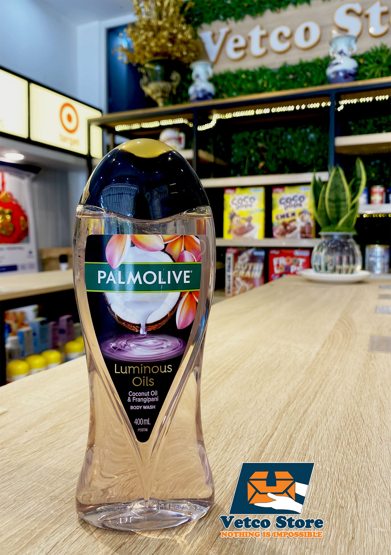 Sữa Tắm Palmolive Luminous Oil Coconut Oil Frangipani 400ml1