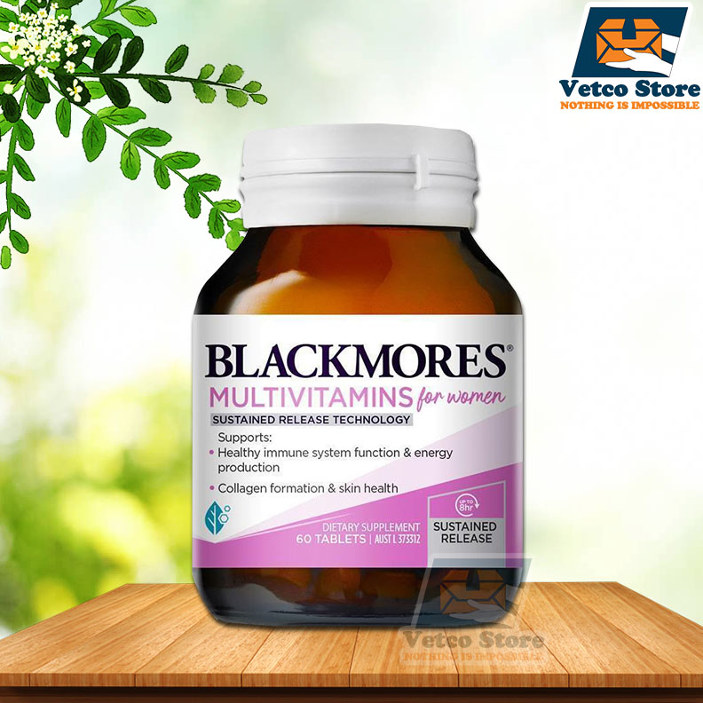 Viên Uống Bổ Sung Vitamin Tổng Hợp Dành Cho Nữ Blackmores Multivitamin For Women 60 Viên