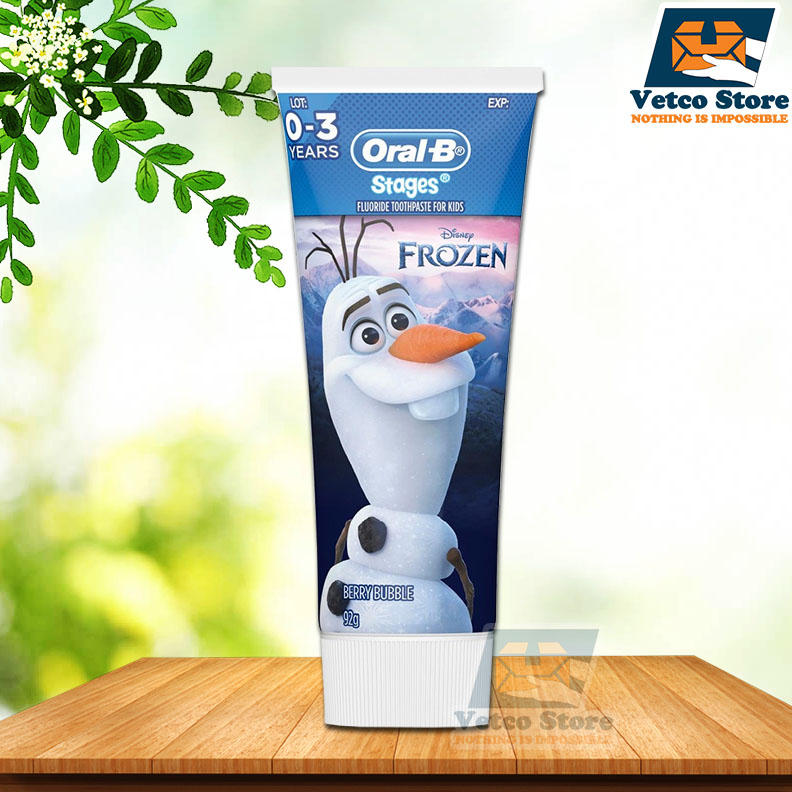 Kem Đánh Răng Oral-B Stages Olaf 92g 0-3 Tuổi 92g
