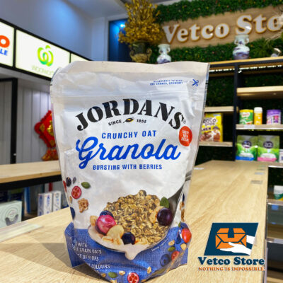 Ngũ cốc hạt Jordans Crunchy Oat Granola Bursting With Berries 500g