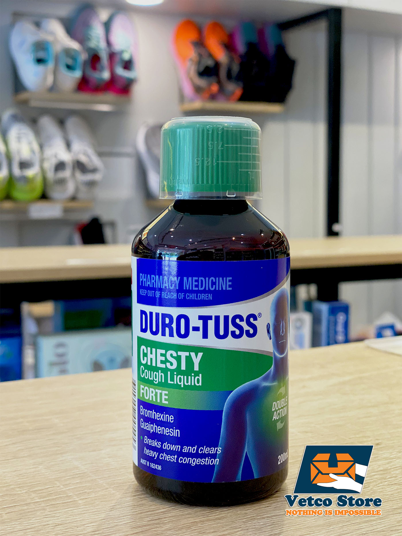 Siro ho Duro Tuss Chesty Cough Liquid Forte 200ml3