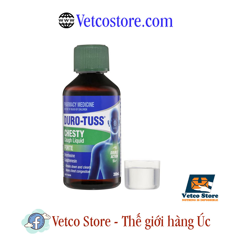 Siro ho Duro Tuss Chesty Cough Liquid Forte 200ml5