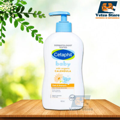 Sữa Tắm Gội Cetaphil Baby Tinh Chất Hoa Cúc Wash & Shampoo 400ml