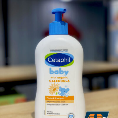 Sữa tắm gội cetpahil baby with organic calendula 400ml3