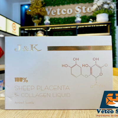 Serum Tế Bào Gốc Nhau Trị Nám Chống Lão Hóa Nhau Thai Cừu Kết Hợp Collagen J&K 100%