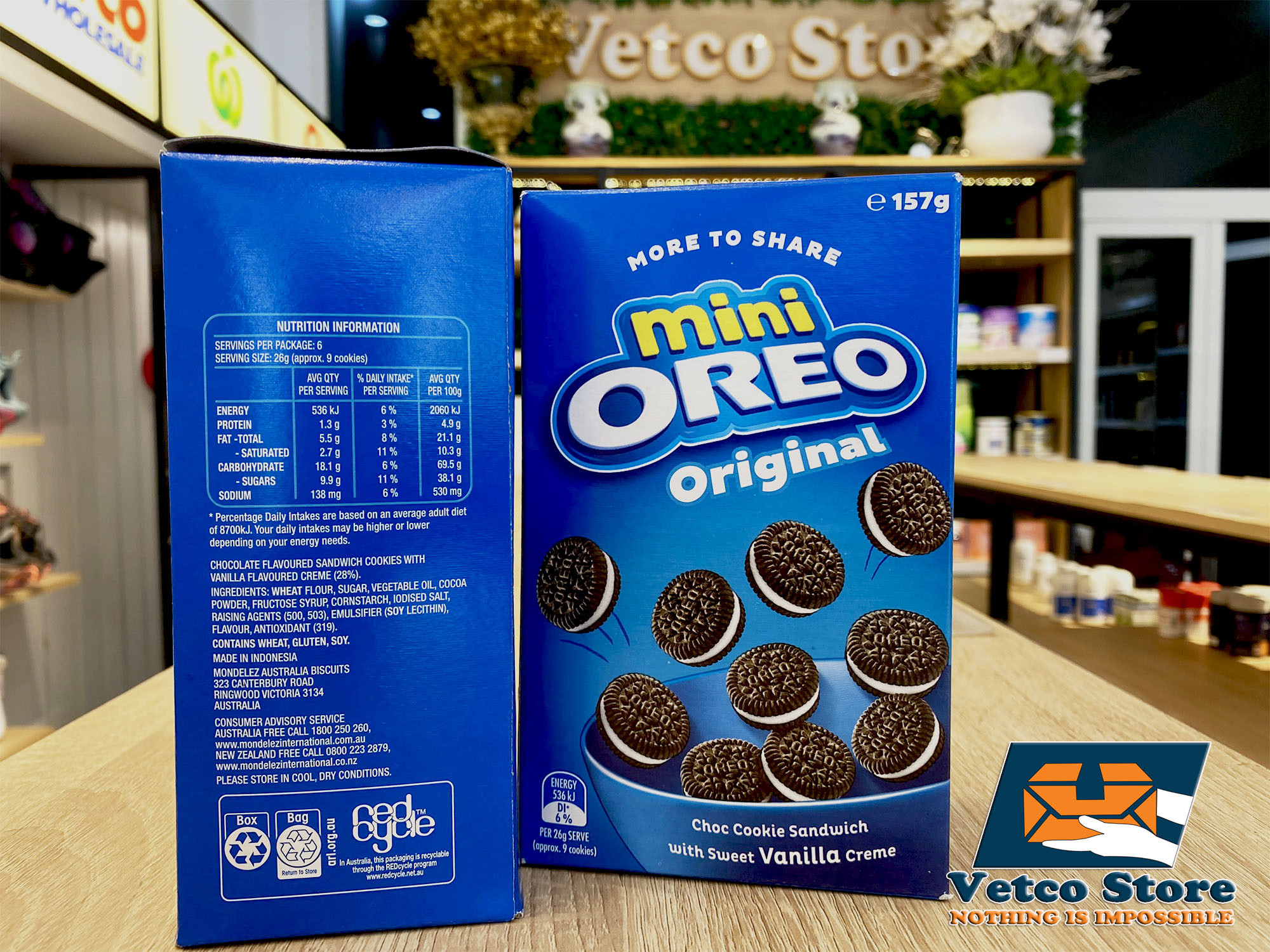 Bánh mini oreo original 157g2