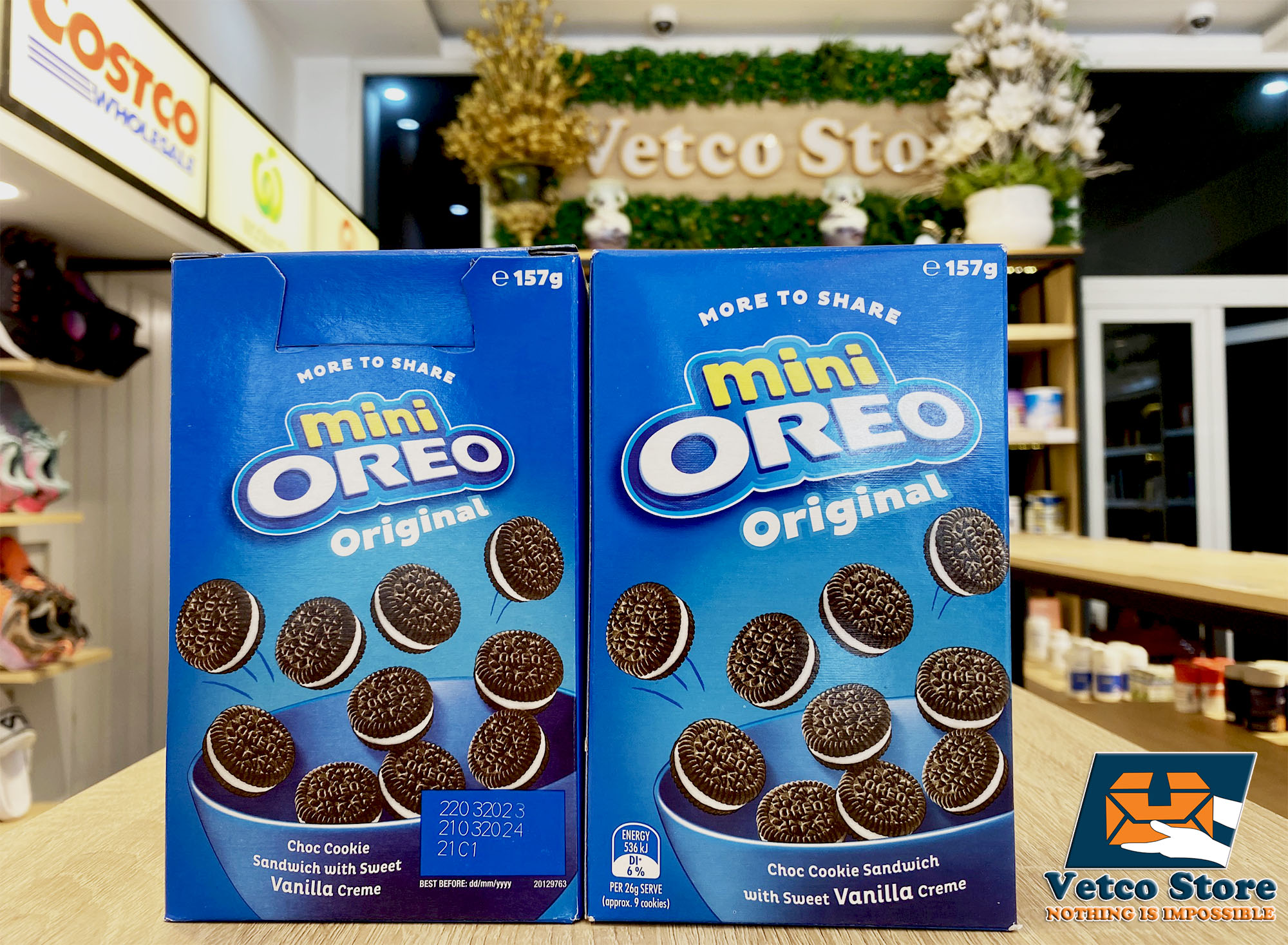 Bánh mini oreo original 157g5