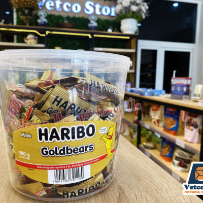 Kẹo dẻo Haribo Goldbears hộp 100 gói 5