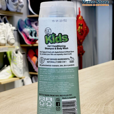 Sữa tắm gội Oc naturals kids 3in1 400ml2