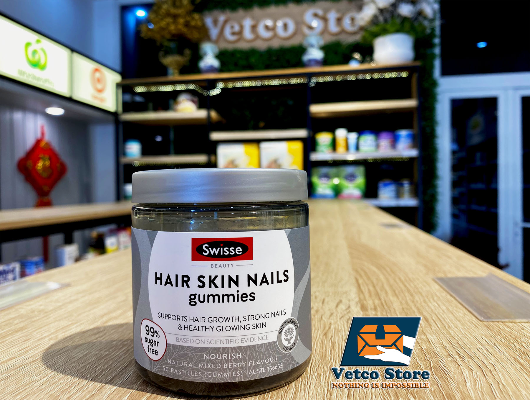 Swisse Hair Skin Nails Gummies 50 Viên