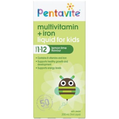 Pentavite Multivitamin Iron Liquid For Kids 1 đến 12 tuổi 200ml2