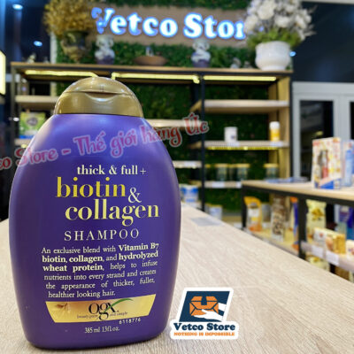 Dầu gội Biotin and Collagen 385mL 4