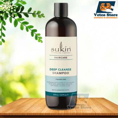 Dầu Gội Sạch Sâu Sukin Hair Care Deep Cleanse Shampoo 500ml
