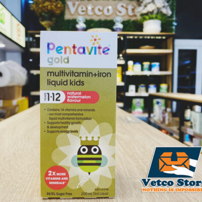 Pentavite Gold Mutivitamin Iron Liquid Kids 1 - 12 tuổi 200ml 3