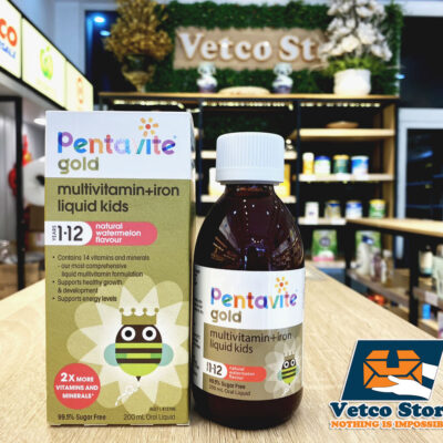 Pentavite Gold Mutivitamin Iron Liquid Kids 1 - 12 tuổi 200ml1