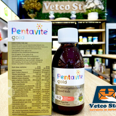 Pentavite Gold Mutivitamin Iron Liquid Kids 1 - 12 tuổi 200ml2