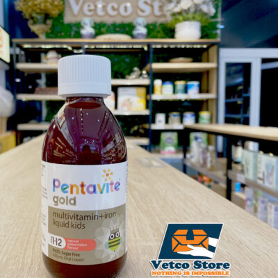Pentavite Gold Mutivitamin Iron Liquid Kids 1 - 12 tuổi 200ml4