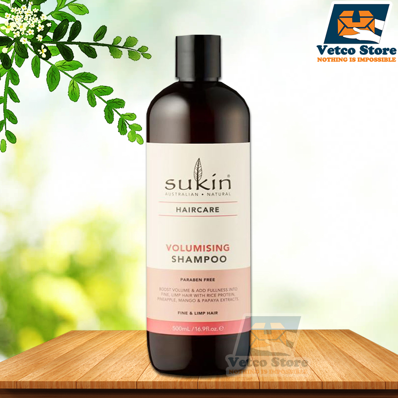 Dầu Gội Làm Dày Tóc Sukin Volumising 500ml