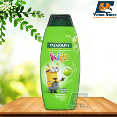 Dầu Gội Tắm Xả 3in1 Cho Bé Palmolive Kids Happy Apple 350ml