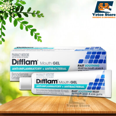 Gel Bôi Nhiệt Miệng Difflam Mouth Gel Anti-Inflammatory + Antibacterial 10g