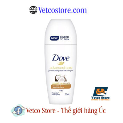 Lăn khử mùi Dove Advanced Care Coconut Jasmine Scent 50ml1