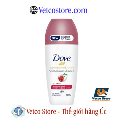 Lăn khử mùi Dove Advanced Care Go Fresh Pomegranate Lemon Verbena Scent 50ml1