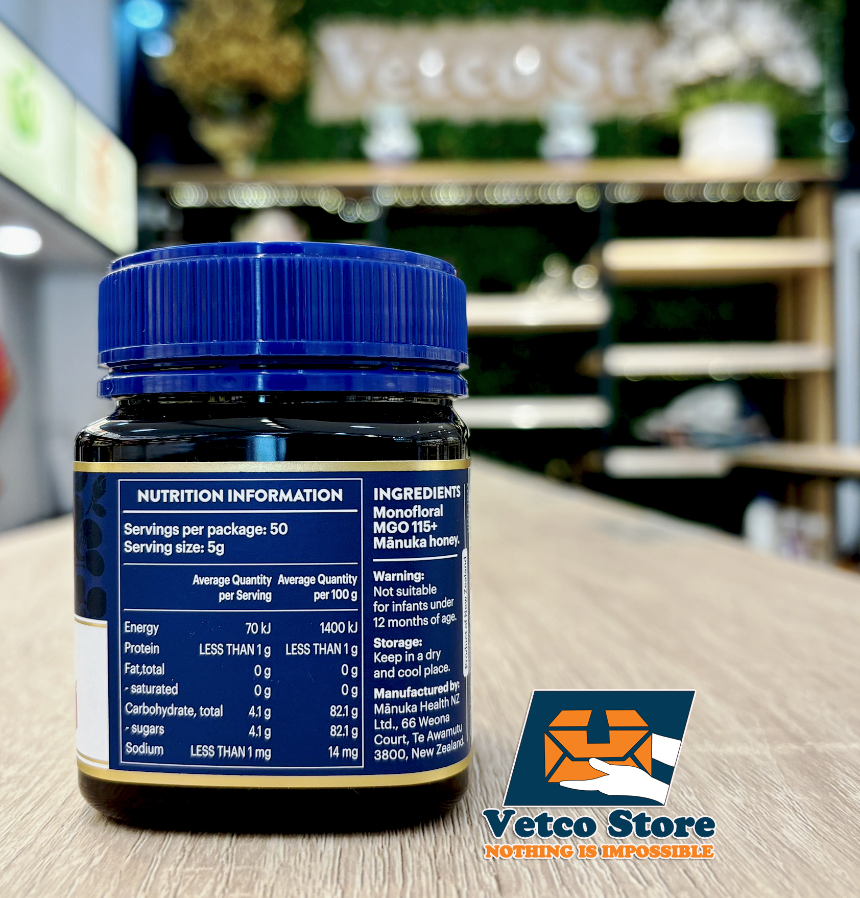 Mật ong Manuka Honey MGO115 250g2
