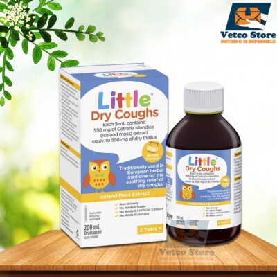 Siro Ho Little Dry Coughs Honey Flavour Dành Cho Trẻ Em Từ 2 Tuổi Trở Lên 200ml