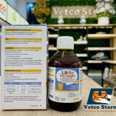 Siro ho mật ong Little Dry Coughs4