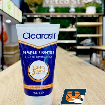 Sữa rửa mặt Clerasil Pimple Fighter 5in1 Exfoliating Scrub 150ml2
