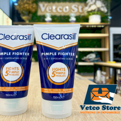 Sữa rửa mặt Clerasil Pimple Fighter 5in1 Exfoliating Scrub 150ml4