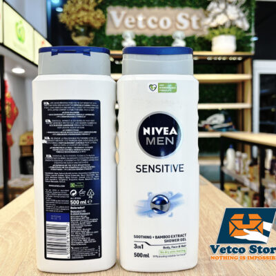 Sữa tắm Nivea Men Sensitive 3in1 500ml4