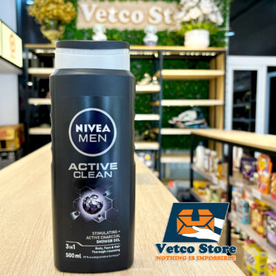Sữa tắm nivea men 3in1 active clean 500ml23