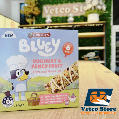 Bánh Arnotts Bluey Yoghurt Fancy Fruit Flavoured Muesli Bar 6Bars2
