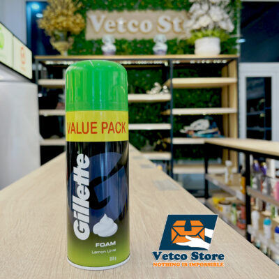 Bọt cạo râu Gillete Foam Lemon 333g