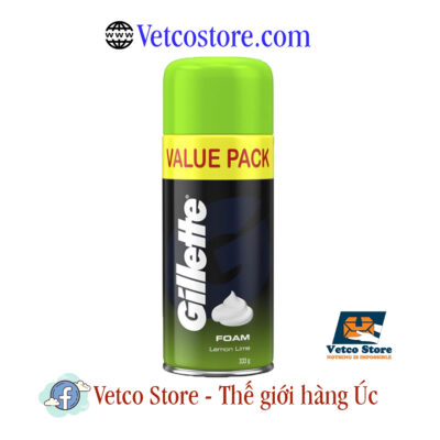 Bọt cạo râu Gillete Foam Lemon 333g3