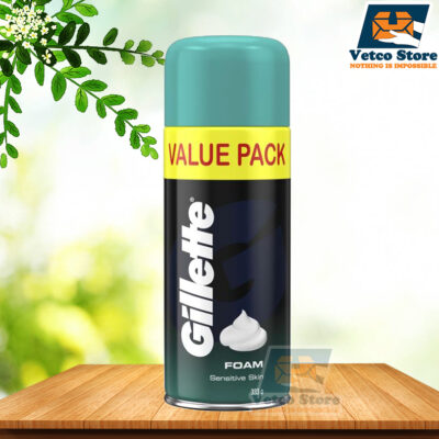 Bọt Cạo Râu Gillette Shave Foam Sensitive Value Pack 333g