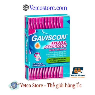 Gaviscon Dual Action Peppermint Dạng Gói1